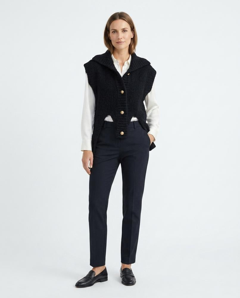 Talbos Closet - Dakar | Textured Collared Vest Women