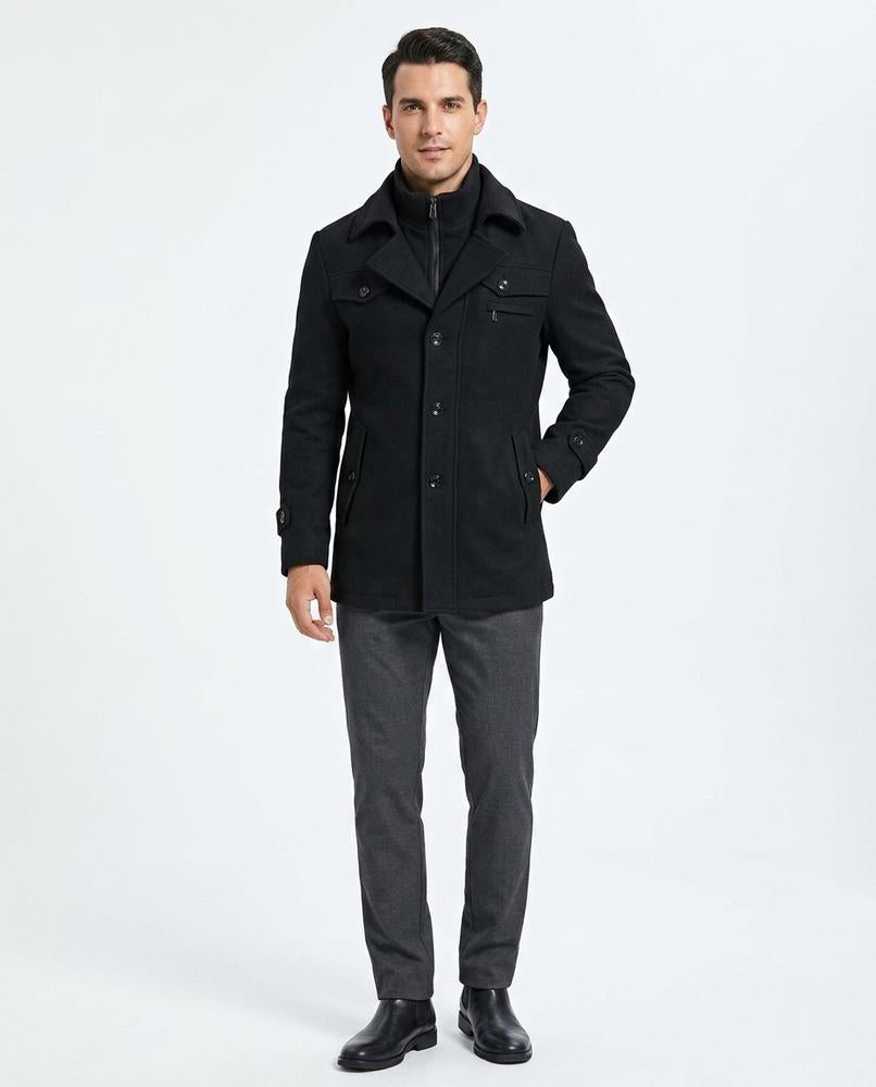 Talbos Closet - Dator | Single-Breasted Lined Coat Men