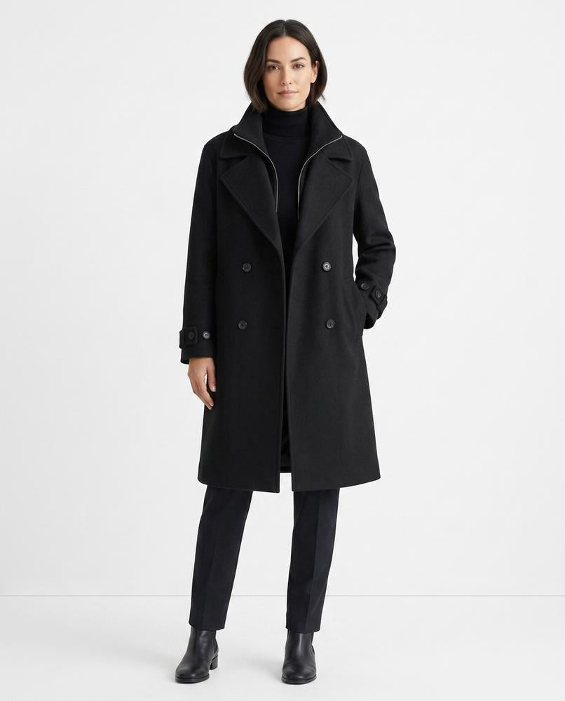 Talbos Closet - Nelen | Double-Breasted Lined Coat Women