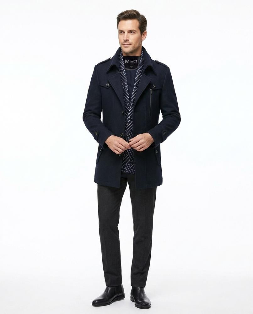 Talbos Closet - Visan | Lined Single-Breasted Coat Men