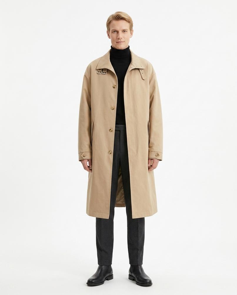 Talbos Closet - Kesel | Single-Breasted Button-Up Coat Men