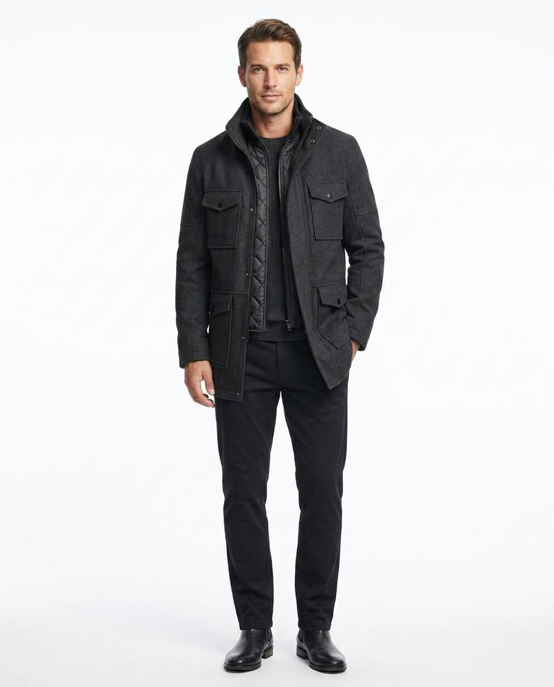 Talbos Closet - Lyral | Lined Textured Coat Men