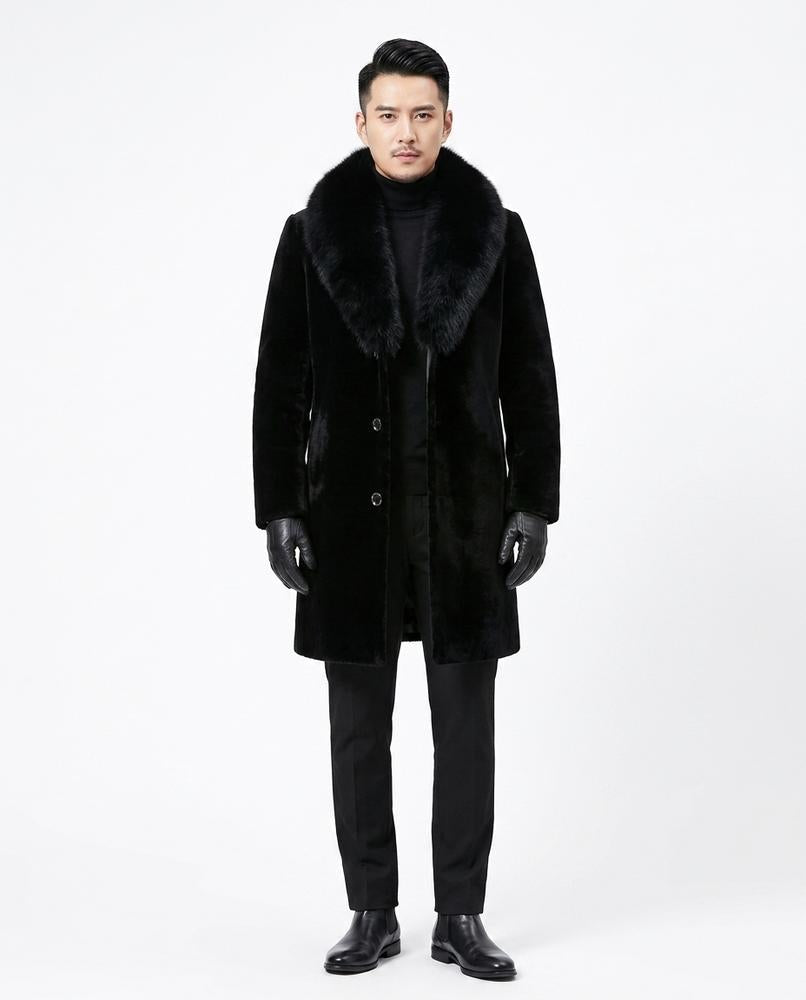 Talbos Closet - Lolar | Fur-Trimmed Button-Front Coat Men