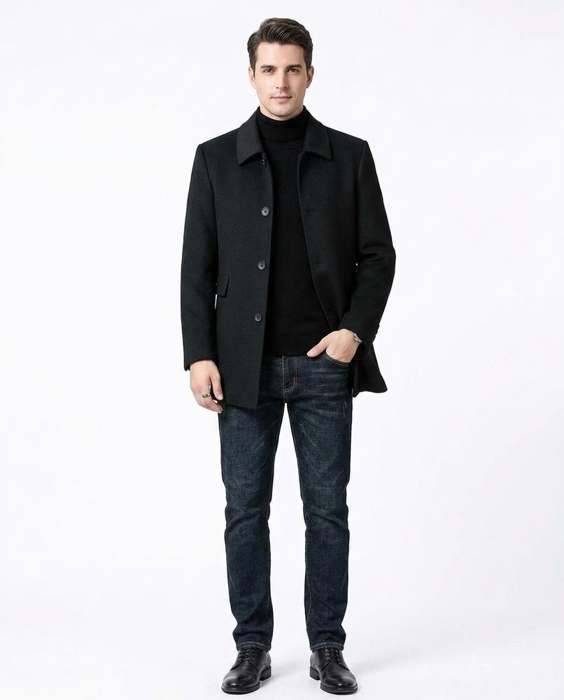 Talbos Closet - Roran | Single-Breasted Collared Coat Men