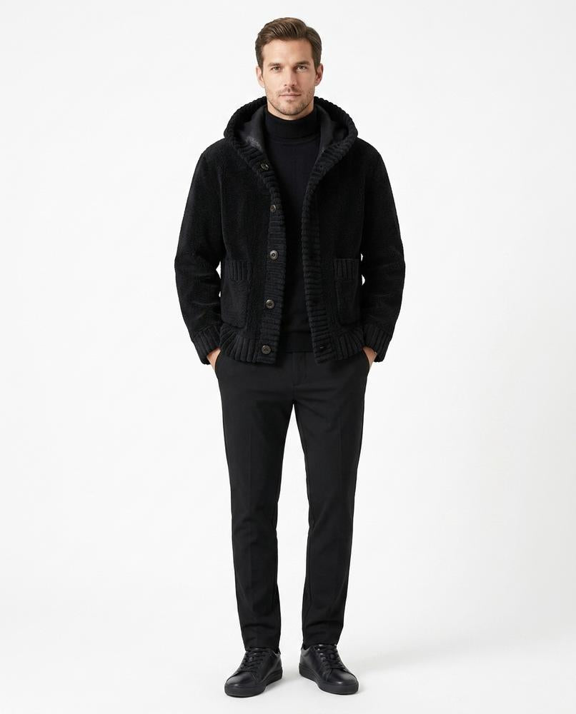 Talbos Closet - Lysel | Hooded Button-Front Jacket Men