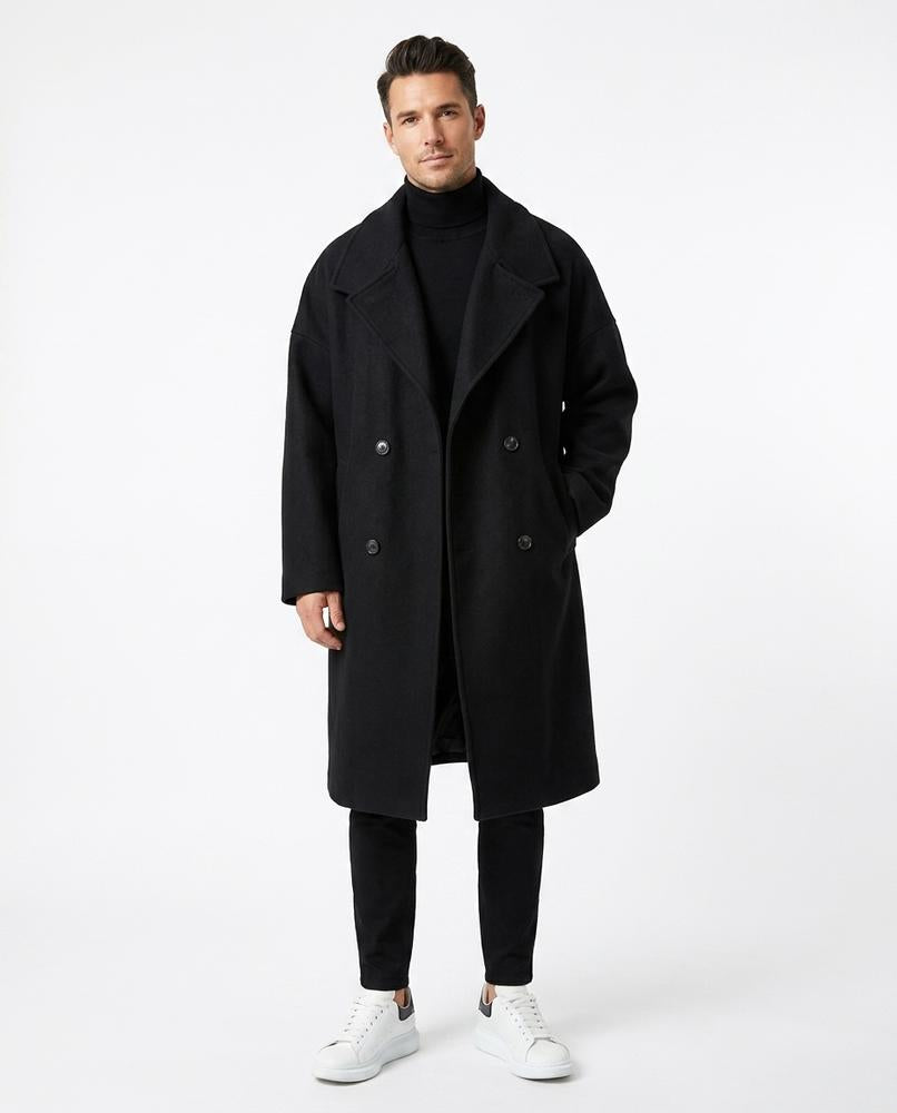 Talbos Closet - Daran | Double-Breasted Loose-Fit Coat Men