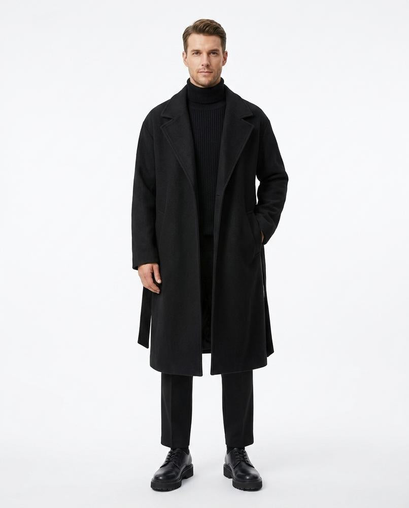 Talbos Closet - Mavin | Relaxed-Fit Belted Coat Men