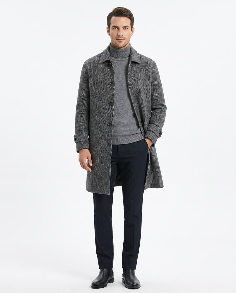 Talbos Closet - Maren | Structured Button-Front Coat Men