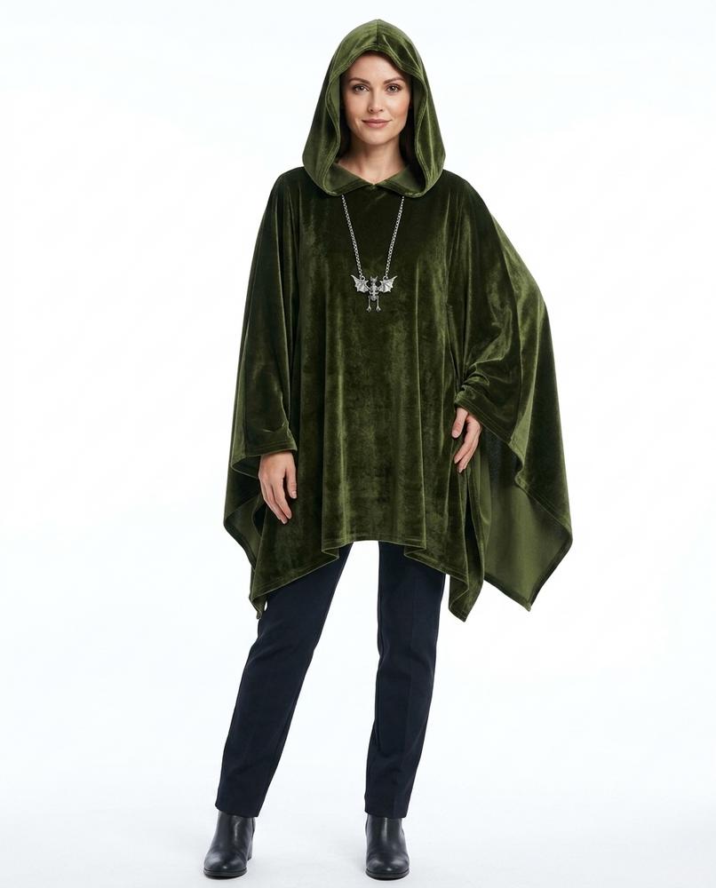 Talbos Closet - Damor | Hooded Velvet Tunic Women