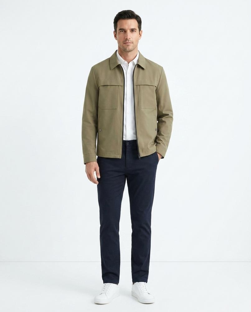 Talbos Closet - Ramir | Zip-Front Straight-Cut Jacket Men