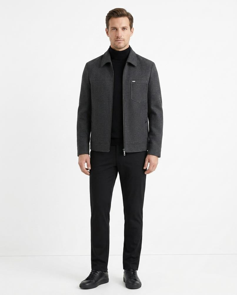 Talbos Closet - Lelor | Zip-Up Collared Jacket Men