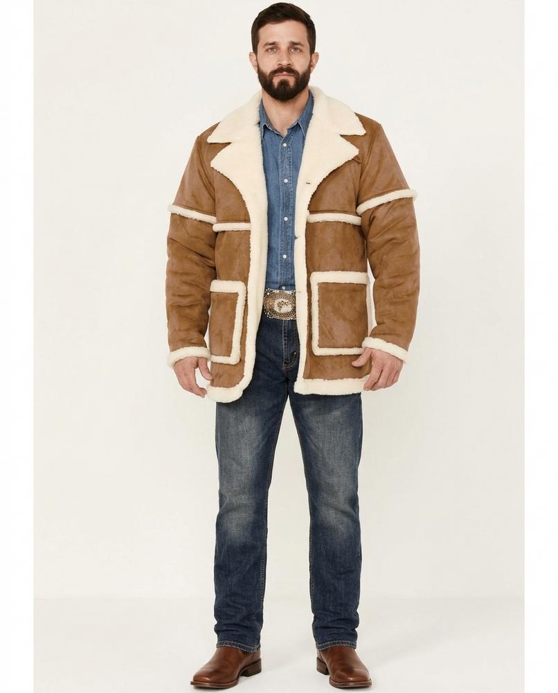 Talbos Closet - Lotir | Fleece-Lined Contrast-Trim Coat Men