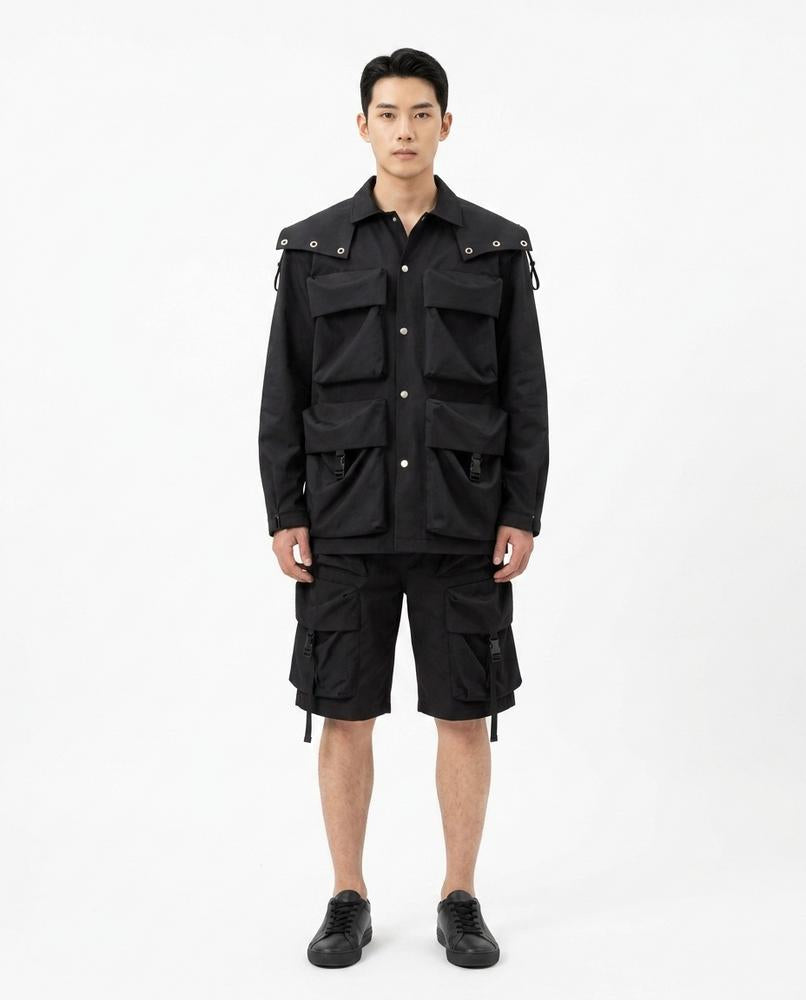 Talbos Closet - Zemor | Multi-Pocket Loose-Fit Jacket Men