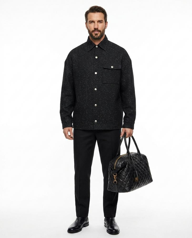 Talbos Closet - Covin | Textured Button-Up Jacket Men