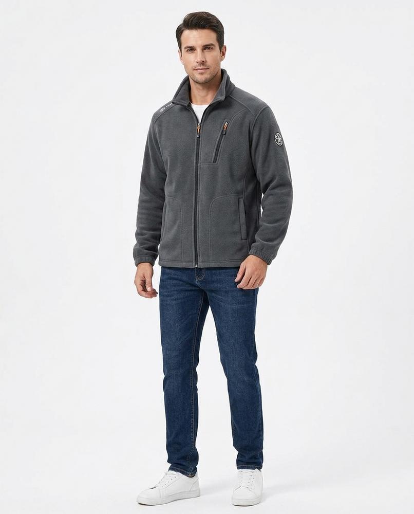 Talbos Closet - Yolan | Fleece Zip-Up Jacket Men