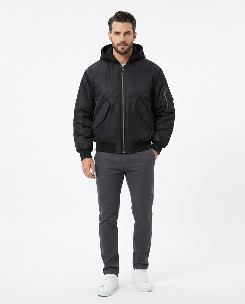 Talbos Closet - Minor | Padded Hooded Jacket Men