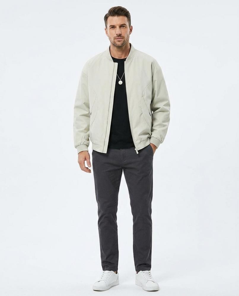 Talbos Closet - Zesan | Zip-Up Minimalist Jacket Men