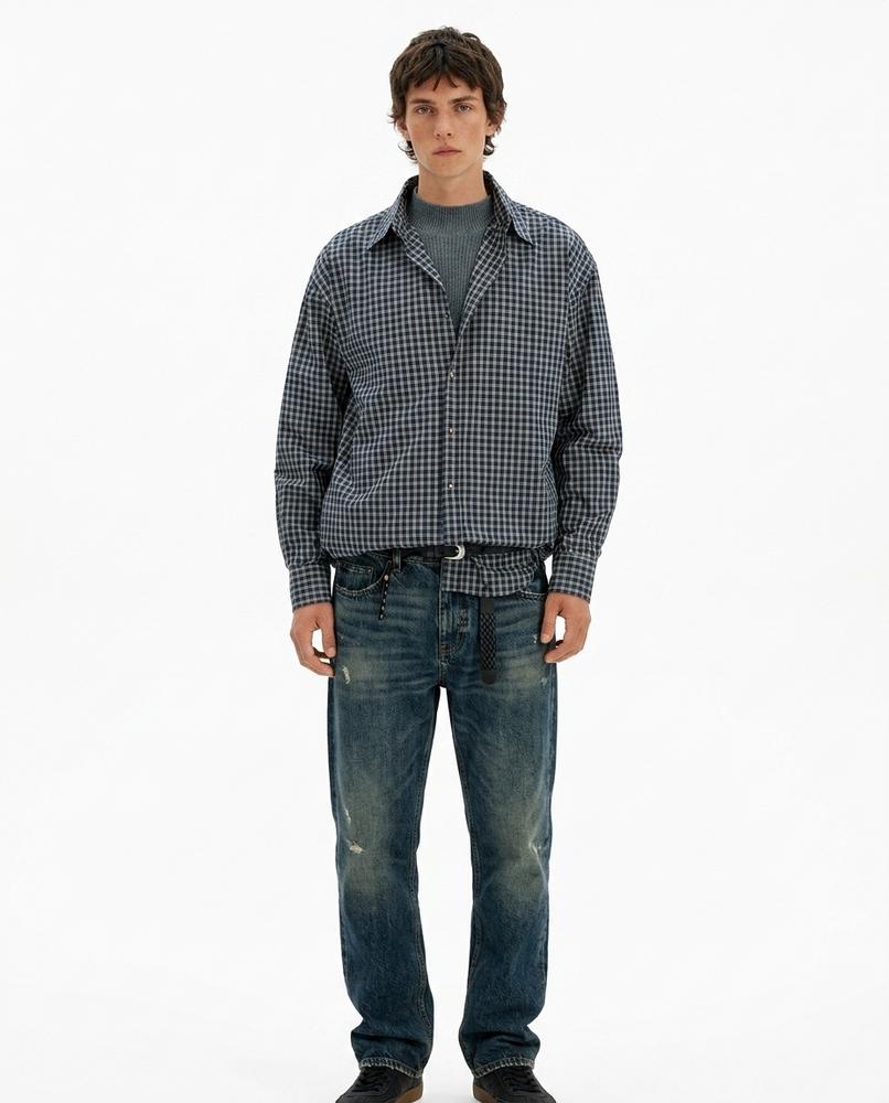 Talbos Closet - Savan | Checkered Cotton Shirt Men