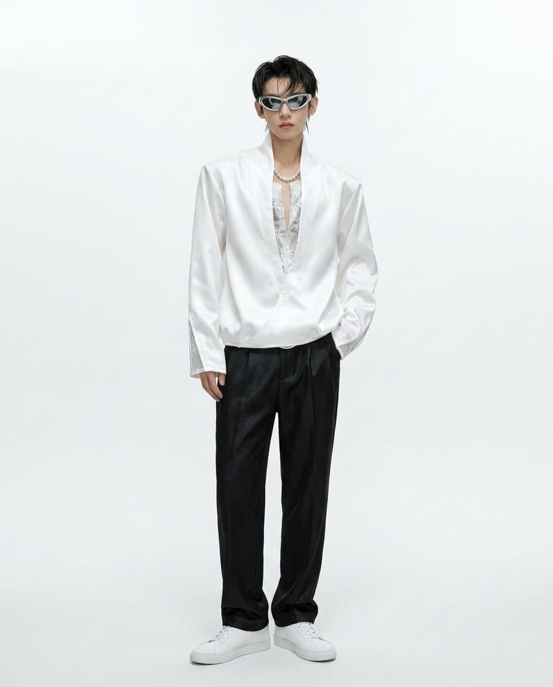 Talbos Closet - Yolev | Satin Relaxed-Fit Shirt Unisex