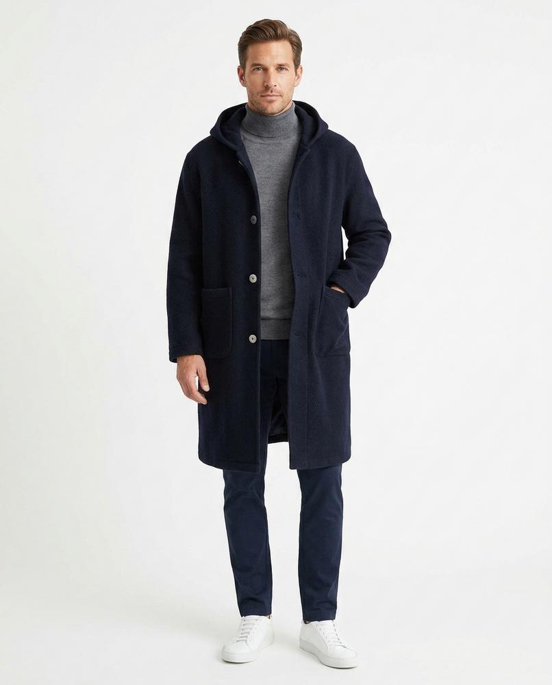 Talbos Closet - Raver | Hooded Wool Coat Men