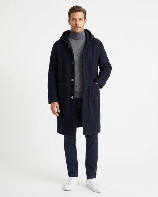 Talbos Closet - Raver | Hooded Wool Coat Men