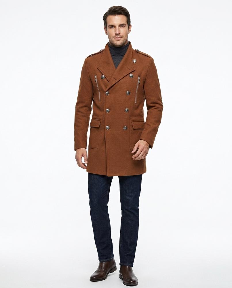 Talbos Closet - Zemar | Double-Breasted Structured Coat Men