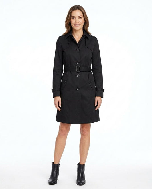 Talbos Closet - Ketor | Single-Breasted Belted Coat Women