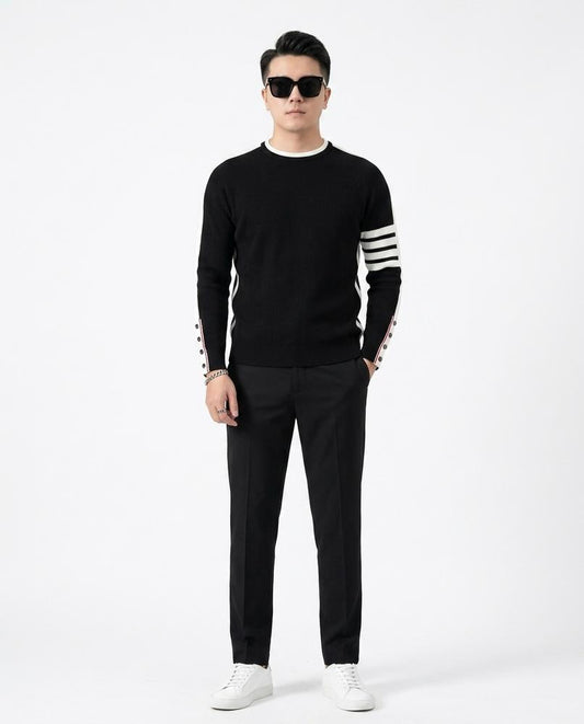 Talbos Closet - Kamar | Striped Knitted Sweater Men