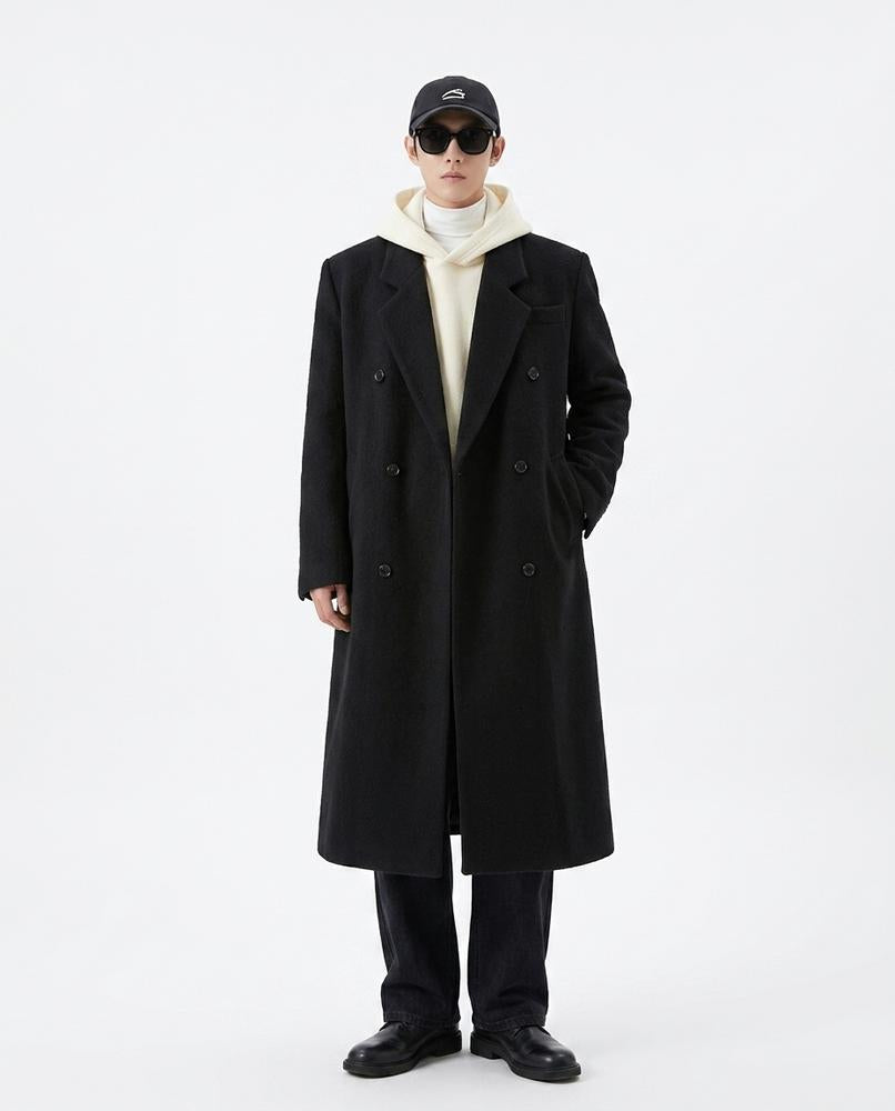 Talbos Closet - Tiron | Double-Breasted Longline Coat Men