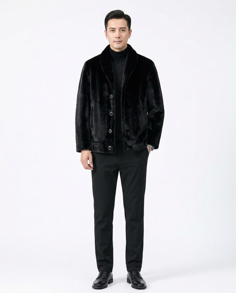Talbos Closet - Losil | Plush Buttoned Jacket Men