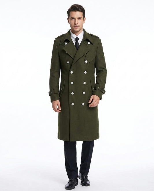 Talbos Closet - Ramer | Double-Breasted Wool-Blend Coat Men
