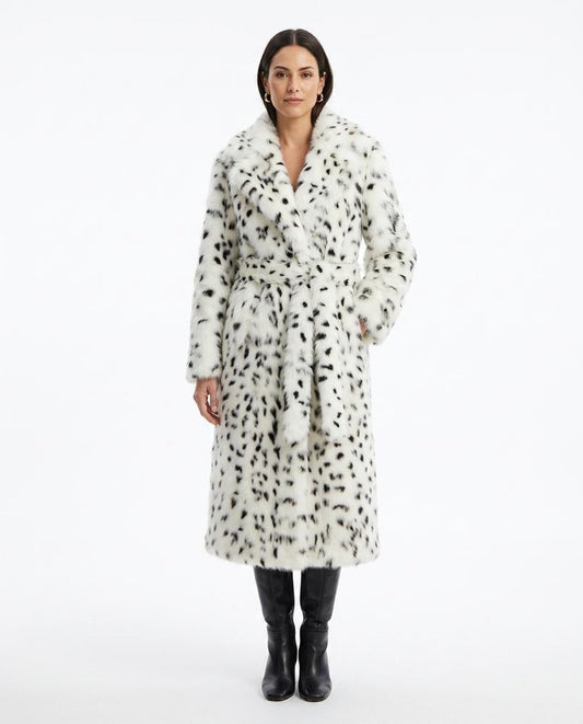 Talbos Closet - Marev | Spotted Faux Fur Coat Women