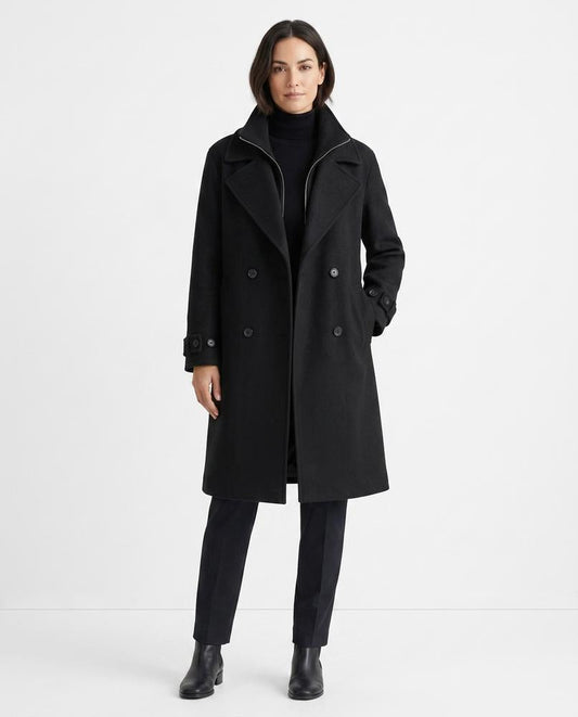 Talbos Closet - Nelen | Double-Breasted Lined Coat Women