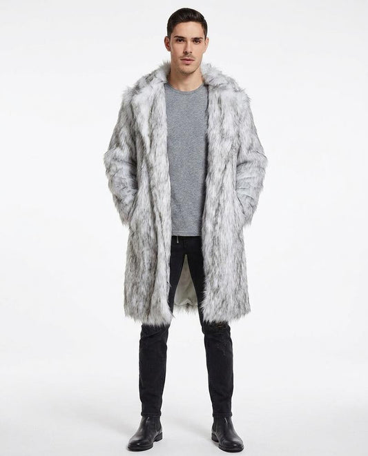Talbos Closet - Yolom | Faux-Fur Longline Coat Men