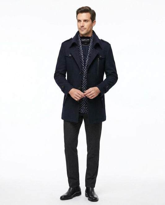 Talbos Closet - Visan | Lined Single-Breasted Coat Men