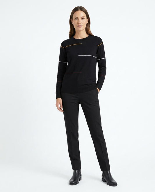 Talbos Closet - Velom | Striped Fine-Knit Sweater Women