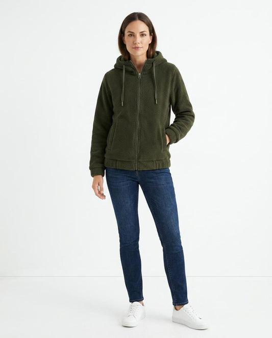 Talbos Closet - Katir | Fleece Zip-Up Hoodie Women
