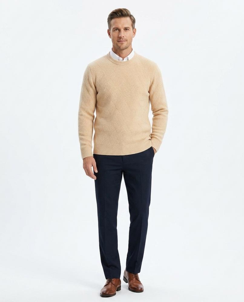 Talbos Closet - Lymin | Textured-Knit Slim-Fit Sweater Men