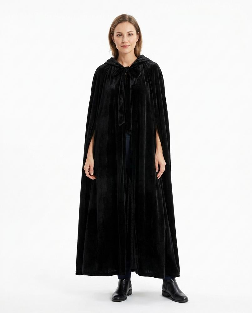 Talbos Closet - Vesin | Velvet Hooded Coat Unisex