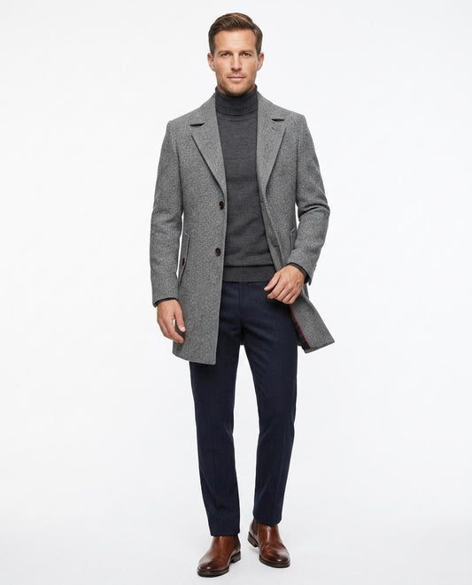 Talbos Closet - Tisen | Textured Lined Coat Men