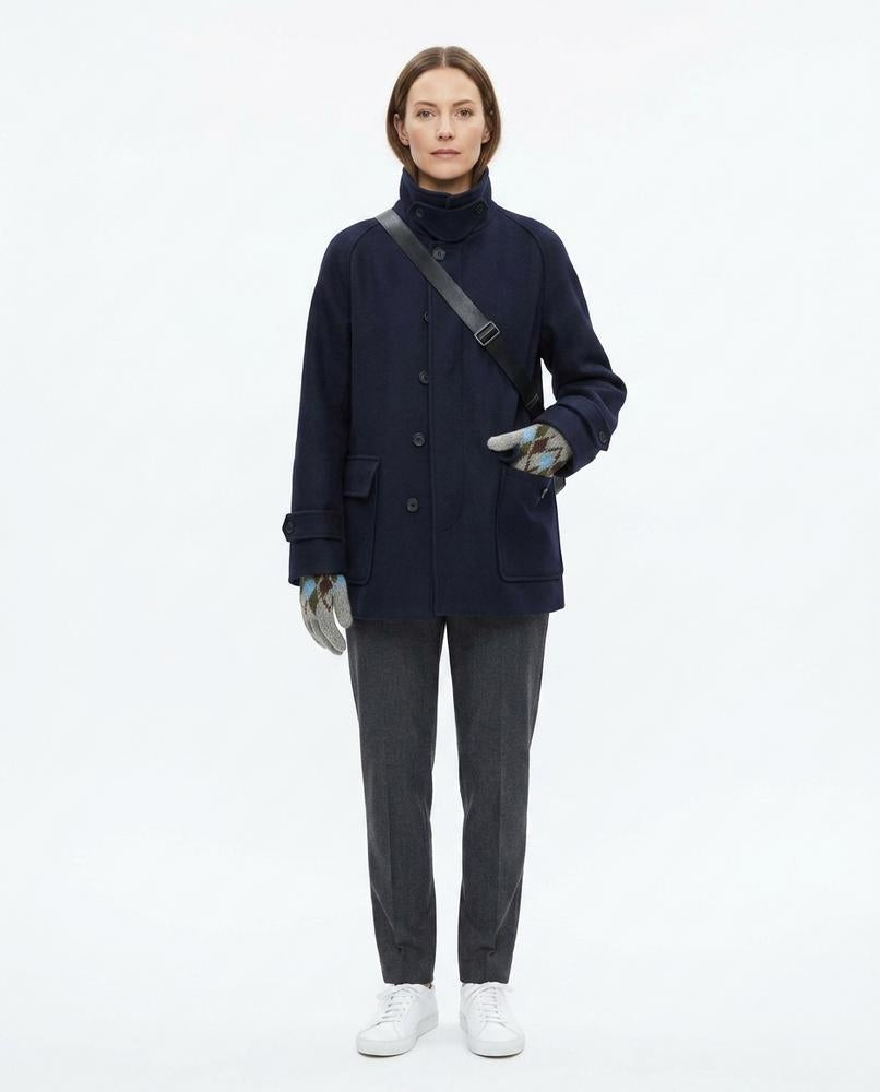 Talbos Closet - Kasel | High-Neck Single-Breasted Coat Women