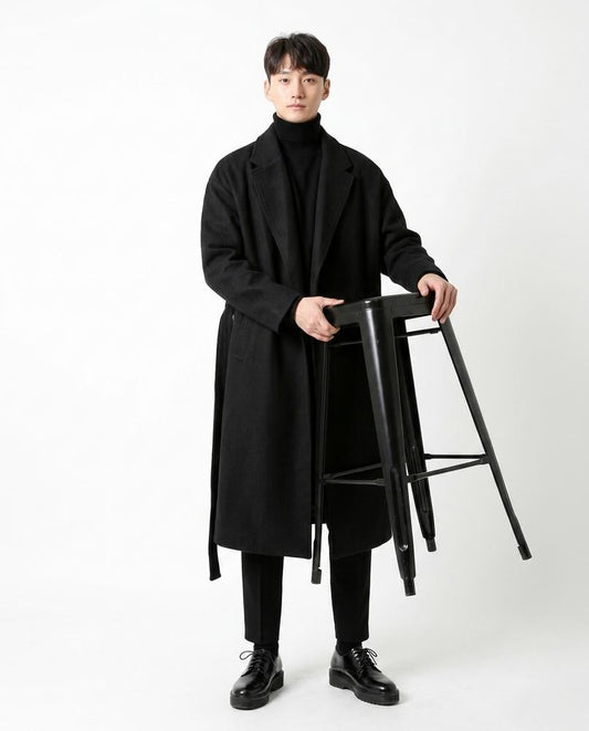 Talbos Closet - Nodan | Single-Breasted Longline Coat Men