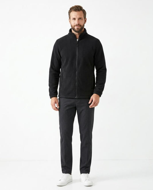 Talbos Closet - Zemon | Fleece Zip-Up Jacket Men