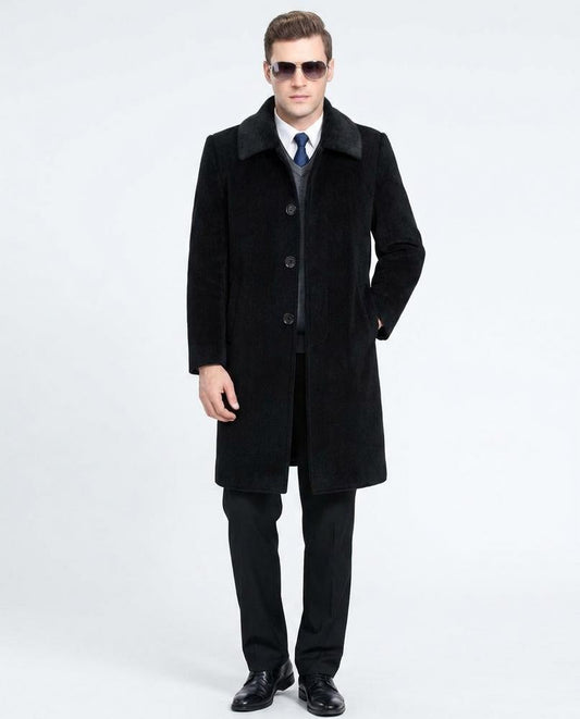 Talbos Closet - Tilen | Wool-Blend Single-Breasted Coat Men