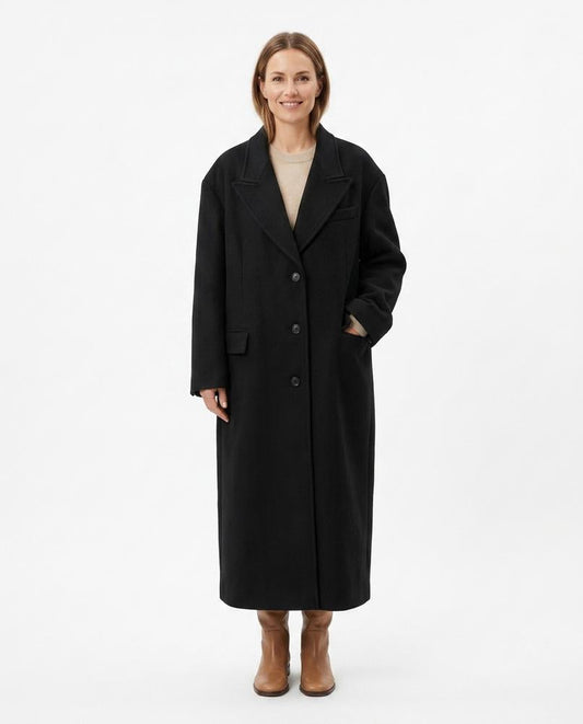 Talbos Closet - Ralom | Oversized Single-Breasted Coat Women