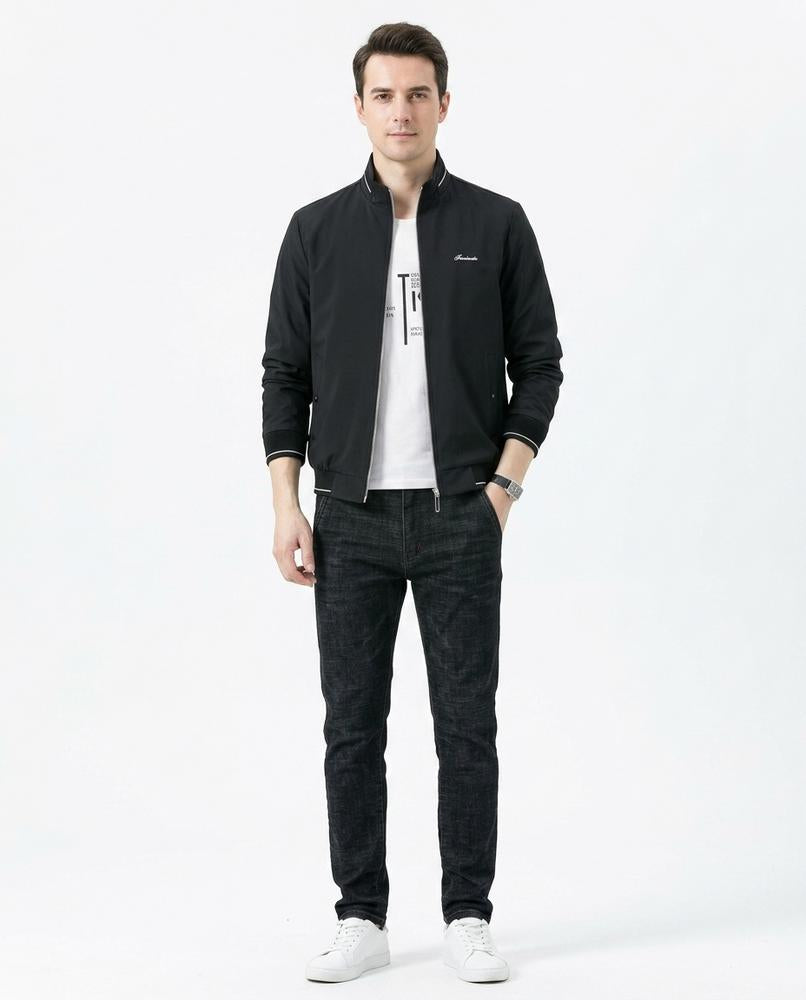 Talbos Closet - Lator | Zip-Up Stand-Collar Jacket Men