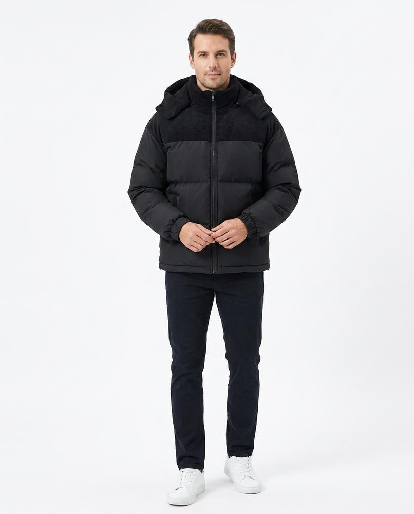Talbos Closet - Nimel | Quilted Hooded Jacket Men