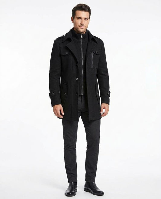 Talbos Closet - Comir | Lined Single-Breasted Coat Men
