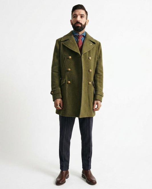 Talbos Closet - Zelor | Double-Breasted Lined Coat Men