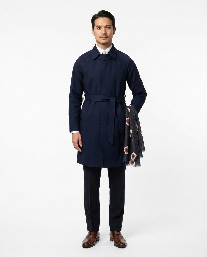 Talbos Closet - Saral | Belted Single-Breasted Coat Men